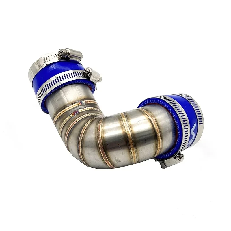 أنبوب عادم من الفولاذ المقاوم للصدأ لفيسبا ، ملحقات الدراجات النارية ، أنبوب وصلة لـ GTV300 ، GTS200 ، GTS250 ، GTS300 ، GTS ، جناج ، يهو ، يهو ، ، ، من-20 ، #3