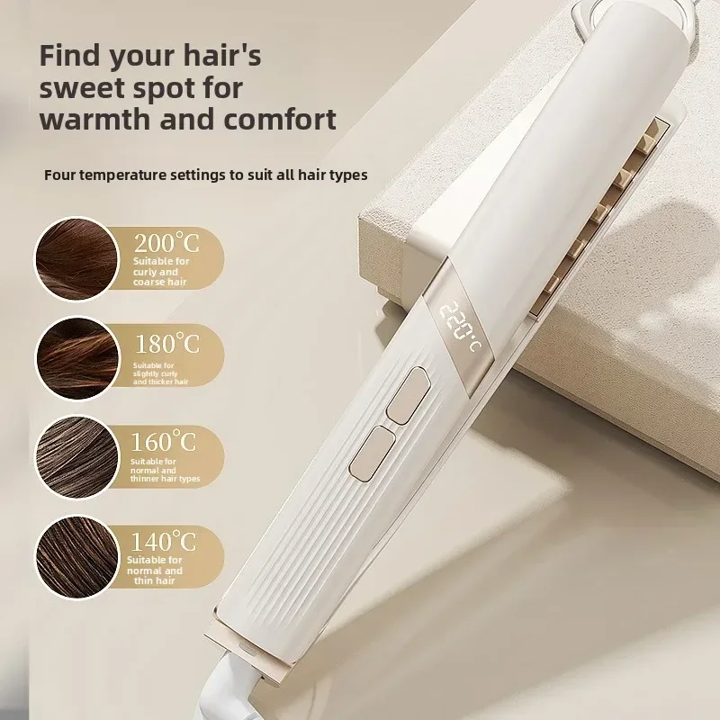 High quality  New LCD Fluffy Splint Corn Ironing Splint Perm Curling Iron
