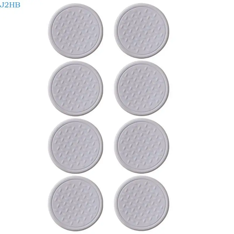 J2HB 8Pcs Adhesive Floor Pad Anti-slip Silicone Chair Feet Cuttable Floor for Protection Mat for Silent Moving Furniture