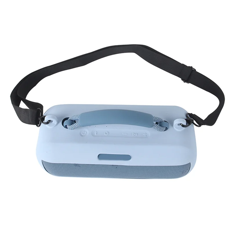 Stable Performance-Shockproof Silicone Cover Case With Shoulder Strap For Bose Soundlink Max Speaker Anti-Scratch Protective Pou