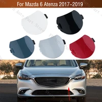 Cubierta de gancho de remolque para parachoques delantero de coche, tapa de remolque, tapa de ojo de transporte para Mazda 6 Atenza Sedan 2017 2018 2019