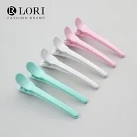 Candy Colored Smooth Tonie Clip Hair Parting One Character Hair Clip Hair Styling Positioning Clip Factory Cross-Border Style