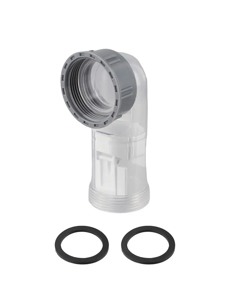 

Kitchen Transparent Deodorizing Elbow Check Valve Lateral Side Drain Pipe 45mm Sink Drain Hose Drain-pipe