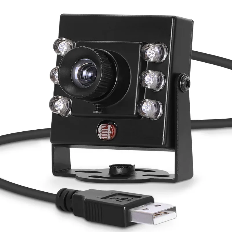 

3206 720P OV9281 8 мм 30 градусов IR850 без искажений USB с глобальным затвором 210 кадров в секунду Инфракрасная мини-камера промышленного видения