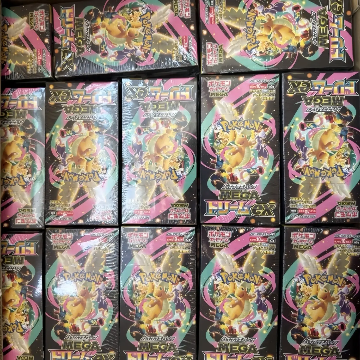 Spot Pokemon Tcg Original M2a Jp Edition Mega Dream Ex Golden Lucky Box Booster Pack Collectible Trading Cards Birthday Gifts
