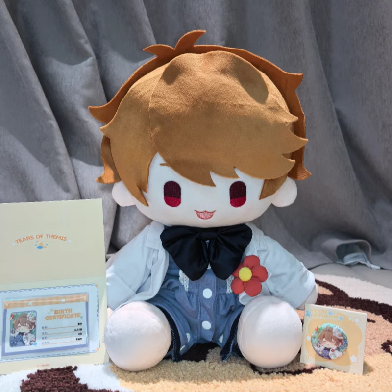 Mihoyo Tears Of Themis Lu Jinghe Fifth Anniversary Collectible Badge Acrylic Standee Plush Wedding Theme Souvenir For Anime Fans