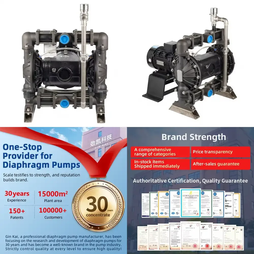 

Gold seller GK DN40 Aluminum Alloy Electric Diaphragm Pump for Construction Site Slurry Drainage Dewatering Pump for