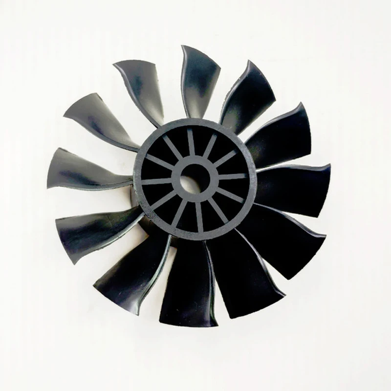 Brushless Motor 6s 8s 12s QX-MOTOR 90mm EDF Ducted 12 Blades Fan with for RC Airplane Drone Model