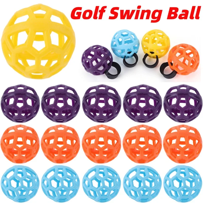 Entrenador de Swing de Golf portátil, Corrector de postura, bolas de ayuda de entrenamiento, manga de muñeca ajustable, pelota de práctica de Golf