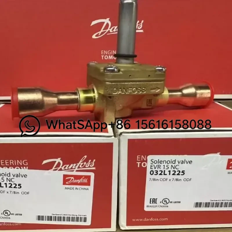 Danfoss Solenoid Valve EVR3 ERV6 EVR10 EVR15 EVR20 EVR25 018F6701 018F6707  018F6757