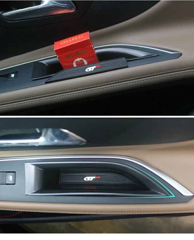 Für Peugeot 3008 GT 2017 2018 2019 2020 2021 ~ 2023 2024 2025 Tür Armlehne Lagerung Box Organizer Aufräumen tablett Innen Zubehör – Detail 8
