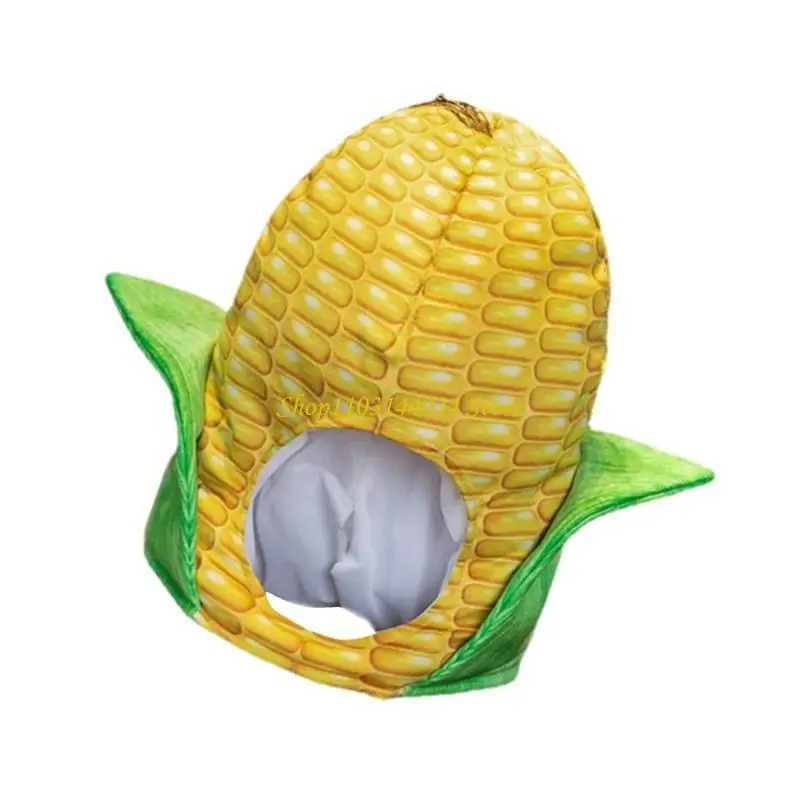 N5KE Adjustable Corn Hat Photography Prop Lightweight Design For Children Role Play Party Theme Activity