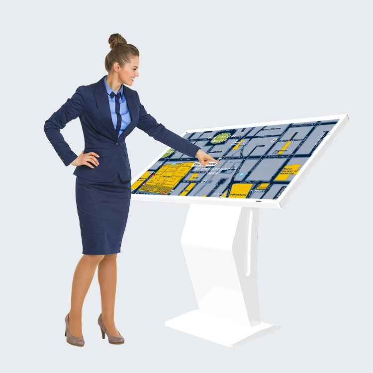 

Крытый 55-дюймовый интерактивный киоск, рекламное оборудование, подходящее для банков