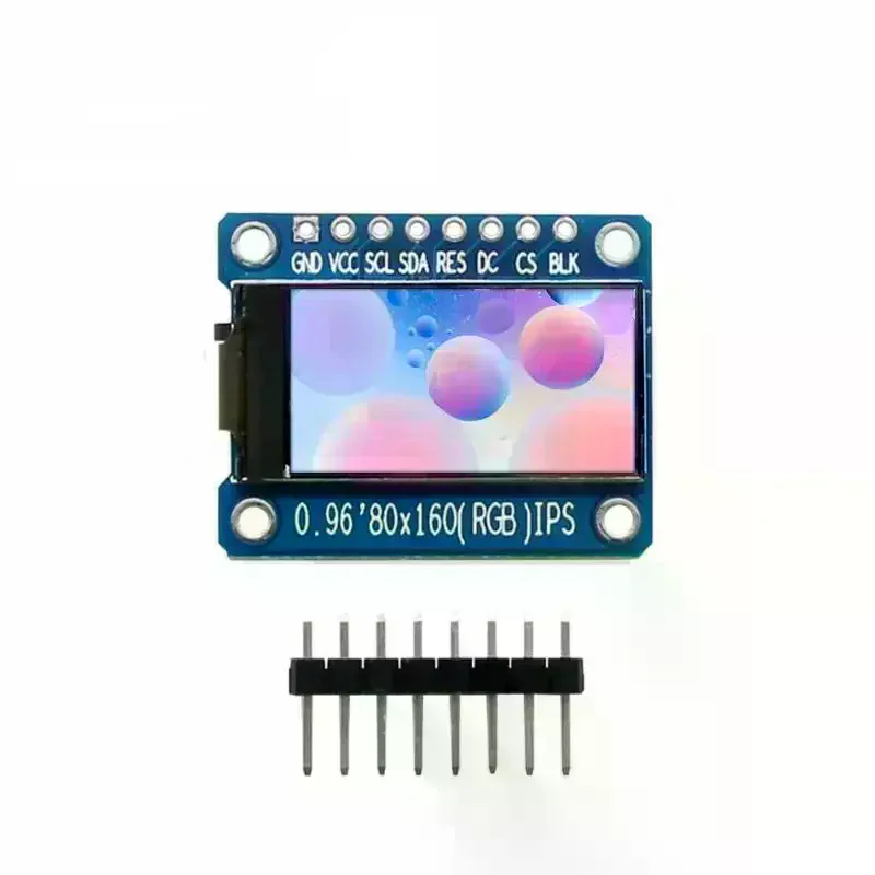0.96 Inch IPS LCD TFT Display Module 160x80 HD 65K SPI Interface ST7735S 3.3V For Raspberry Pi DIY Project
