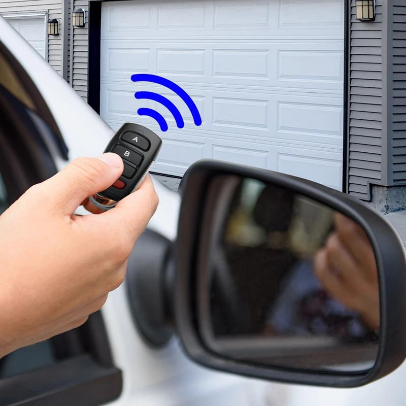 2 ชิ้นรีโมทประตูโรงรถระยะไกล, 433.92 เมกะเฮิร์ตซ์ระยะไกลสําหรับประตู, รีโมทคอนโทรล Key Fob, เปลี่ยนโรงรถประตูไฟฟ้า