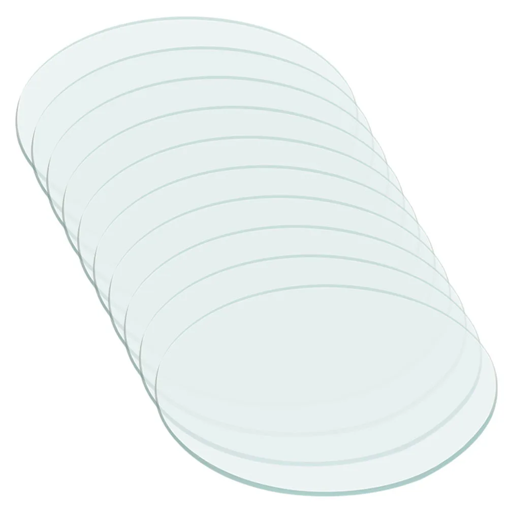 10 Pcs Chemistry Watch Glass Teaching Chemical Experiment Accessories Lab Glasses