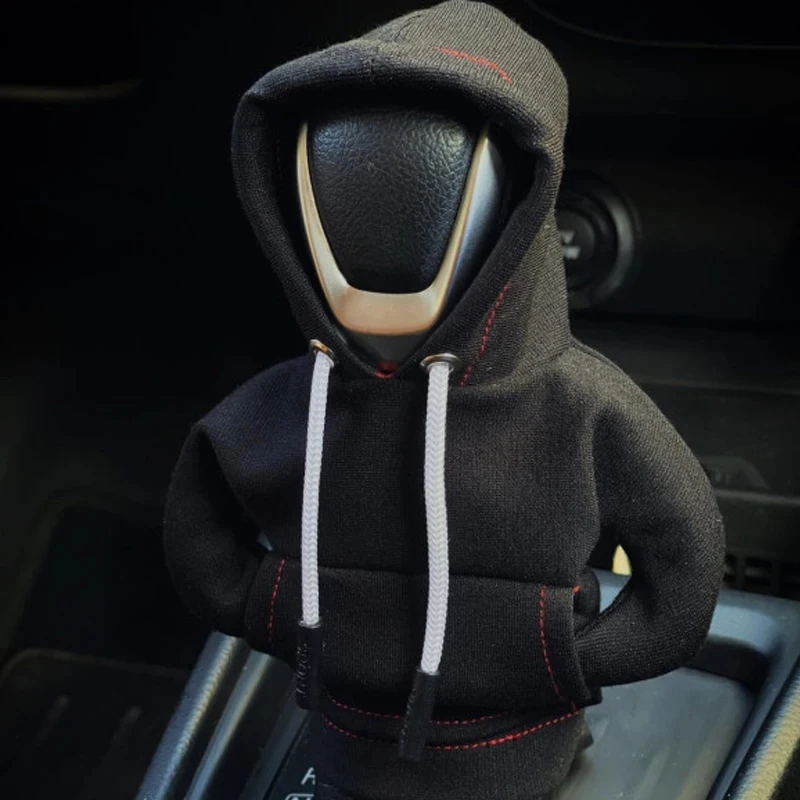 New Gear Shift Hoodie Cover Shift Cover Gear Collars Handle Decoration Manual Automatic Universal Car Shift Lever Interior Decor