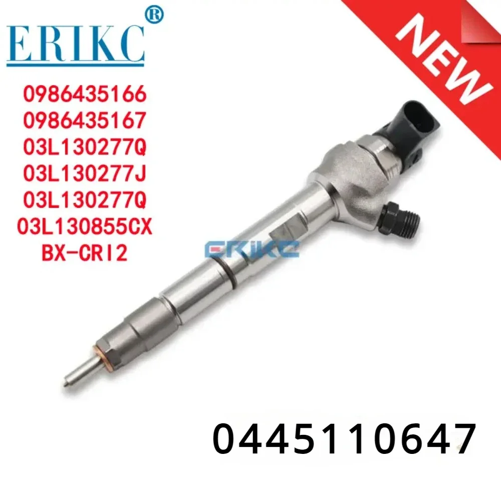 0445110647 03L130277Q New Fuel Injector Nozzle Assy 03L130277J 03L130855CX for A1 A3 A4 A5 A6 Q3 Q5 TT S-koda V-W 0 445 110 647