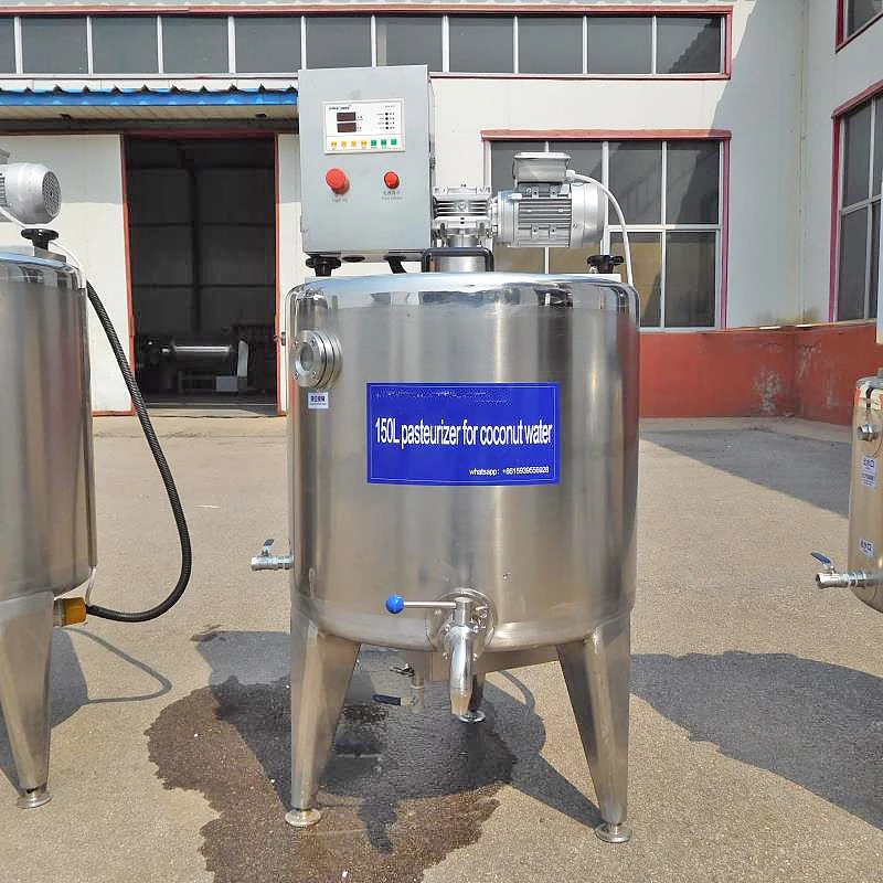 Factory Quality Small Scale Milk Processing Machine Pasteurization Tank Long Life Commercial Juice Pasteurizer Machine