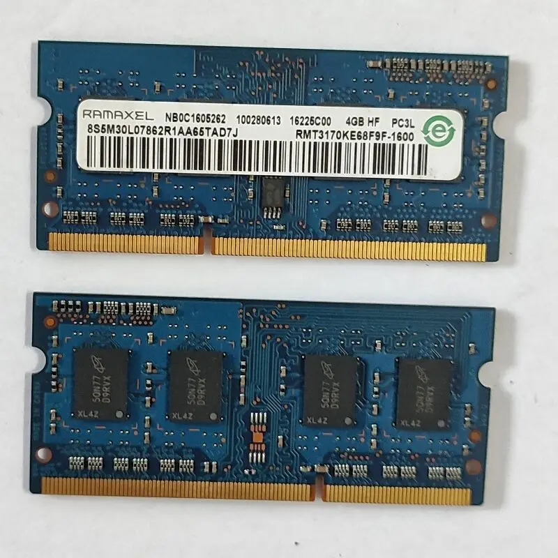 RAMAXEL-memoria RAM DDR3 para portátil, 4GB, 1600MHz, ddr3, 4GB, 1Rx8, PC3L-12800S-11, SODIMM, 1,35 V