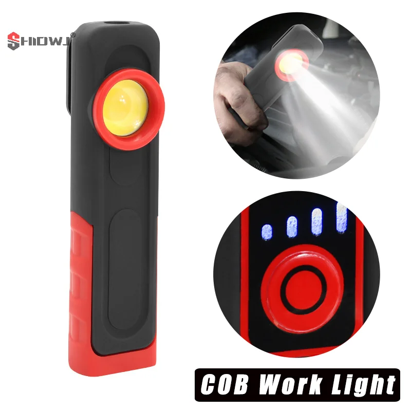 

Car Detailing Tool USB Flashlight Inspection Light Multifunction Auto Repair Working Lamp Portable COB Flashlight Hanging Lights