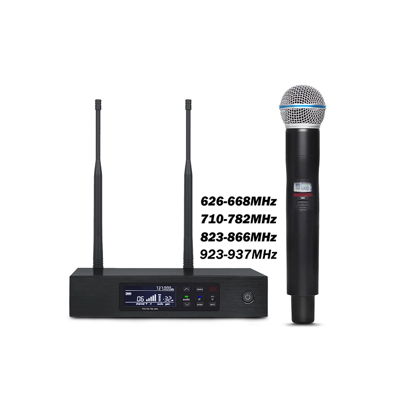 

QLXD24/Beta 58 and QLXD4 Wireless Microphone Mic in High Quality with Good Price