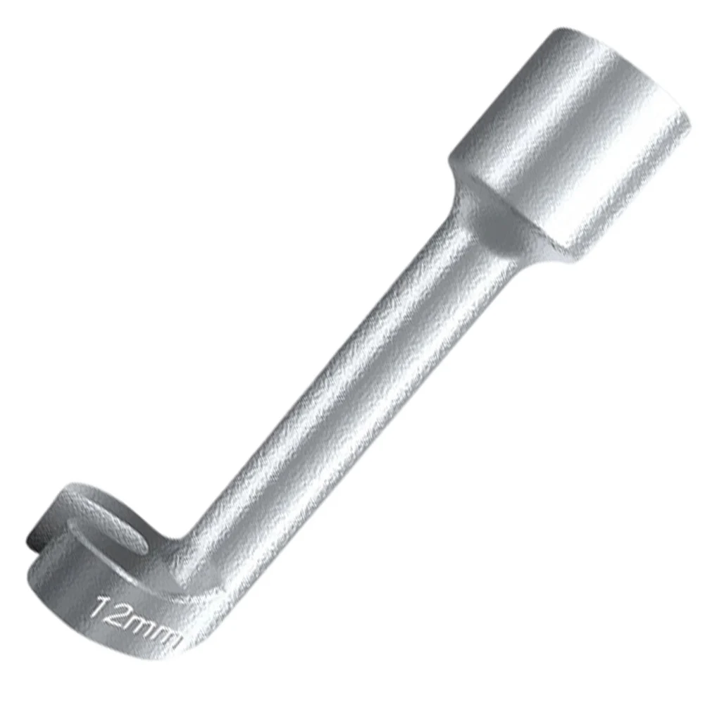 1/6pcs L-Shaped Wrench 12-19mm Open-end Socket Wrench High-pressure Fuel Line Removal Tool For Automotive Fuel Injection Pipes