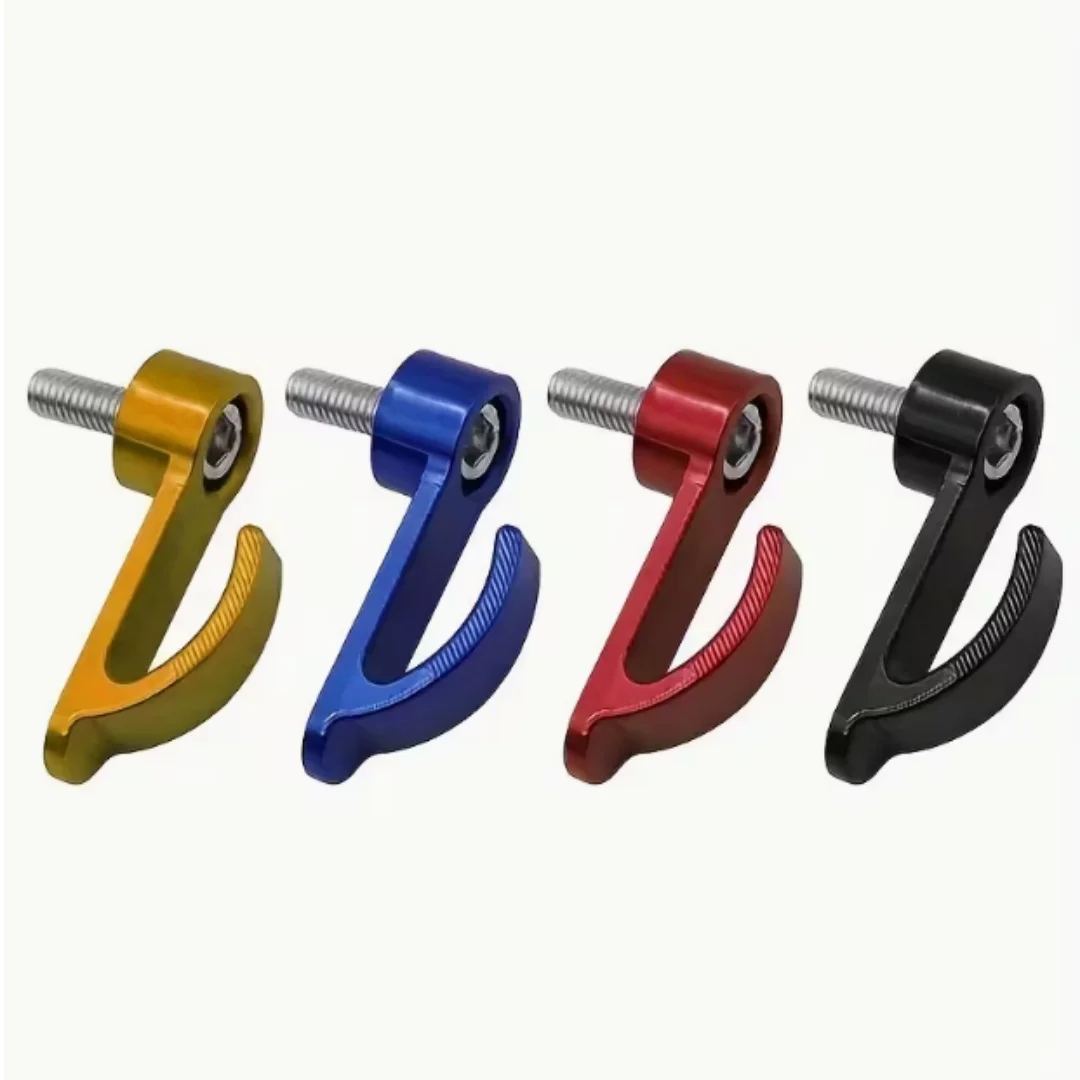 1PC Universal CNC Aluminum Single Hole Motorcycle Helmet Hook Handlebar Bag Hanger For Dirt Bike Scooter