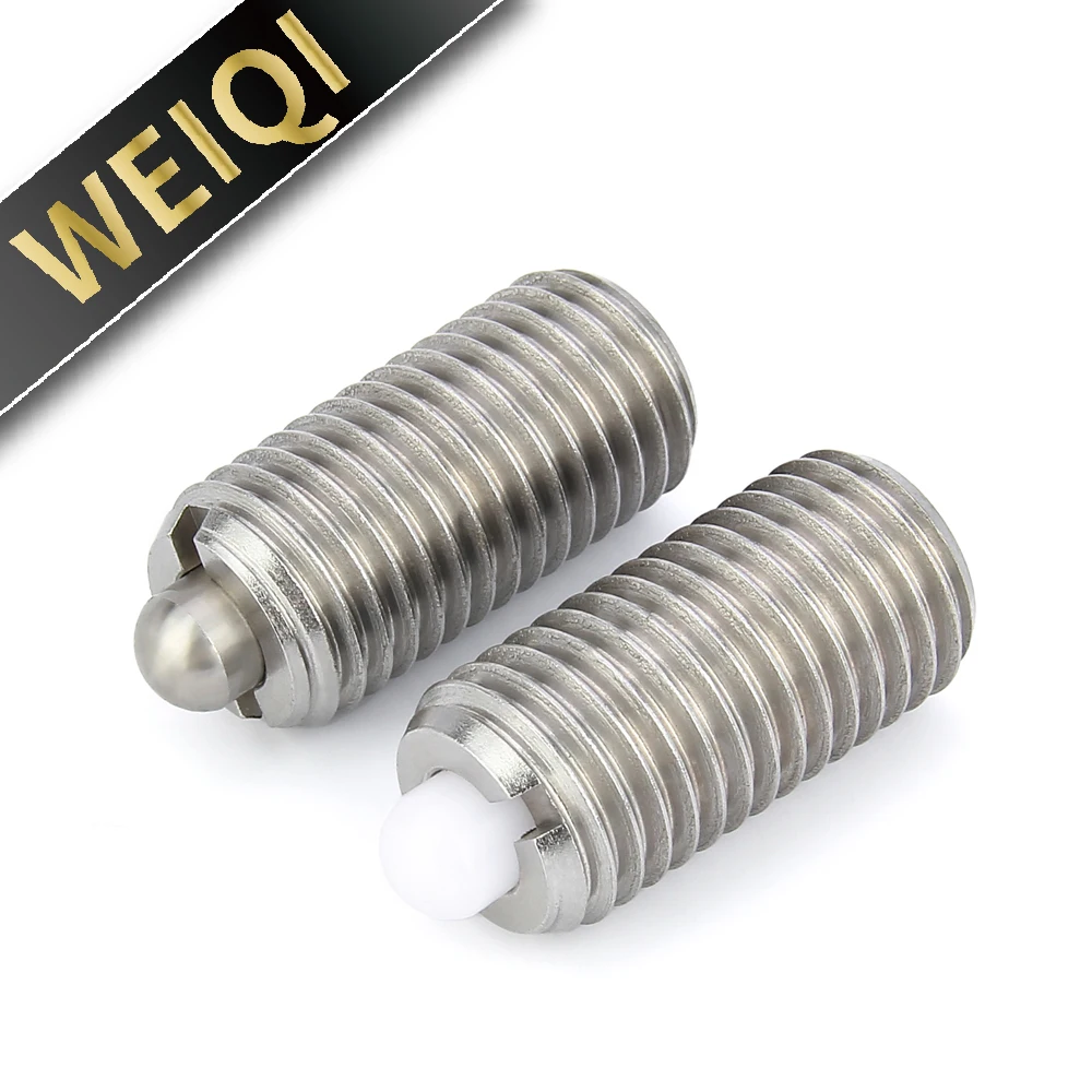 M3/4/5/6/8/10/12/16/20/24mm Spring Plungers  Factory In Stock Screw-in Spherical Surface Locating Screw/Bolts With Hex Sockets