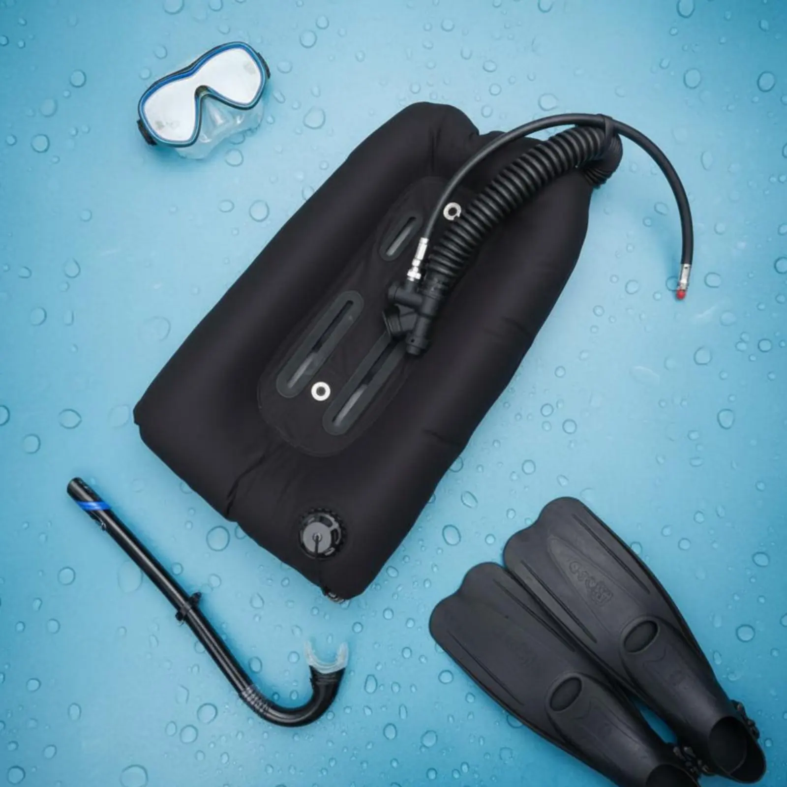 

Donut Bladder 1050D Wear-Resistant Outer Shell Back Inflate Bladder Buoyancy Compensator Imported K Valve Diving Gear