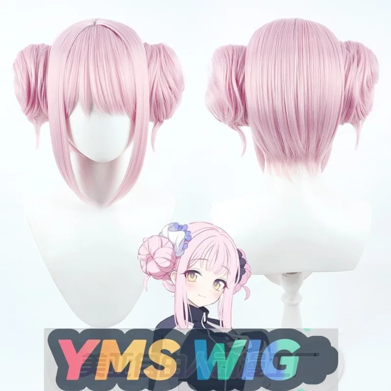 

【YMS WIG】Синий архив — парик для косплея без цветов Holy Garden с ароматным розовым и двойным пучком волос
