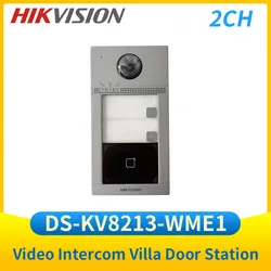 Hik Video Doorbell WIFI DS-KV8213-WME1 Intercom Door Station Replace DS-KV8202-IM Access Control Unlook Doors by Mobile Phone