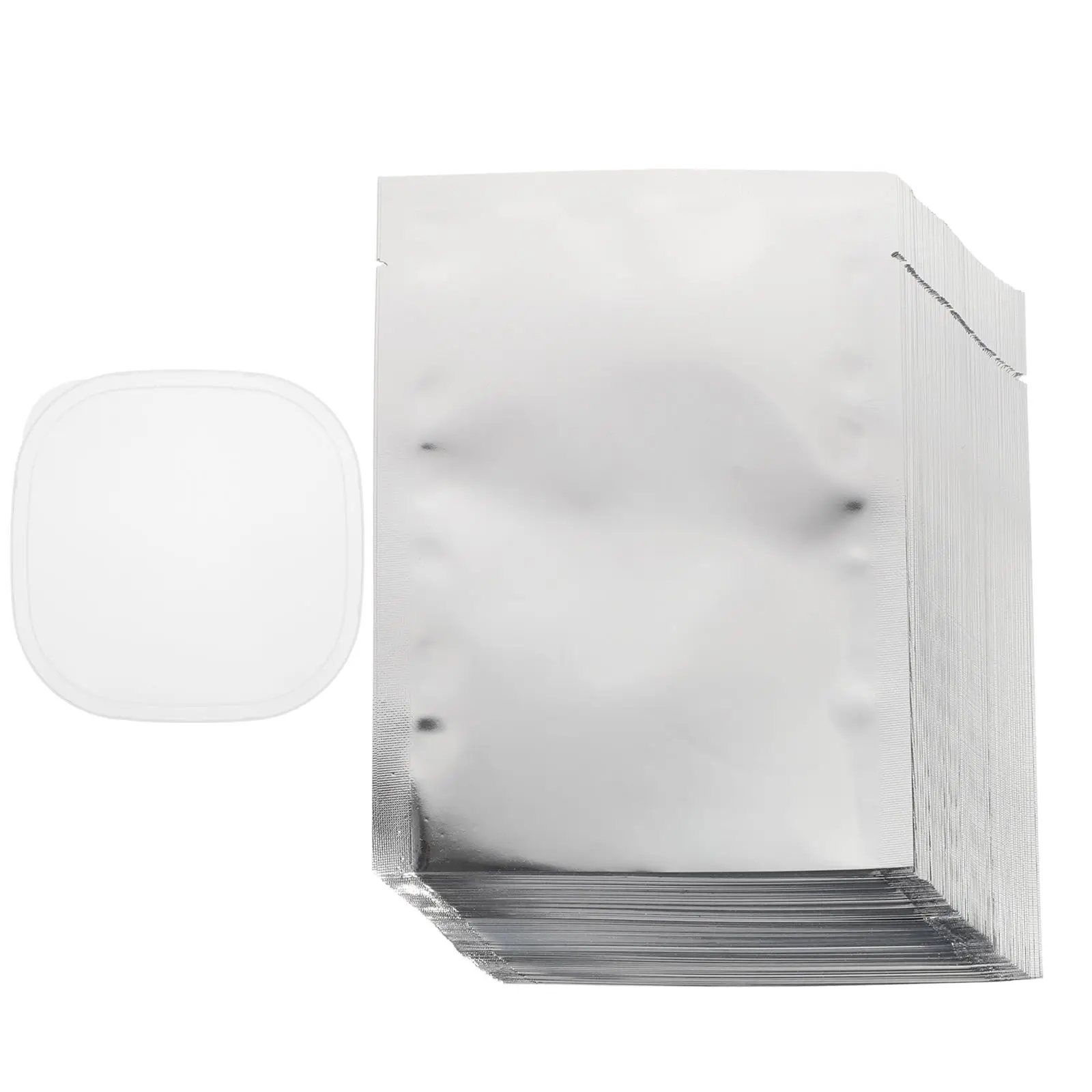 100 Pcs Food Vacuum Bags Aluminum Foil Sealed Leak Proof Wear Resistant Hygienic Storage Small Sealable Boiling Bags