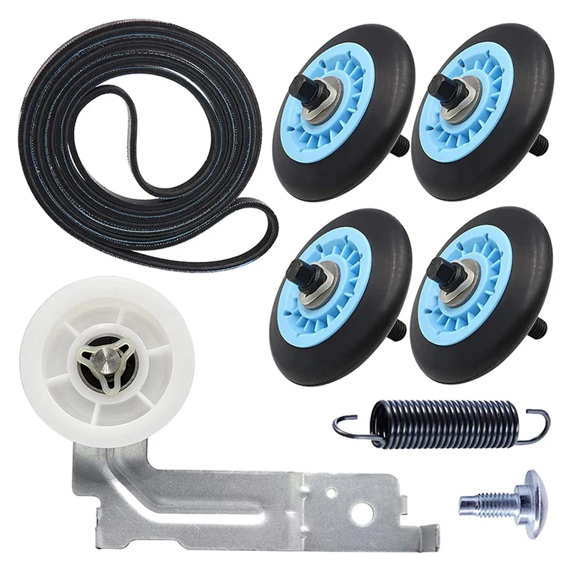 Dryer Repair Kit Includes DC97-16782A Dryer Roller Includes DC93-00634A Idler Pulley For Samsung Dryer