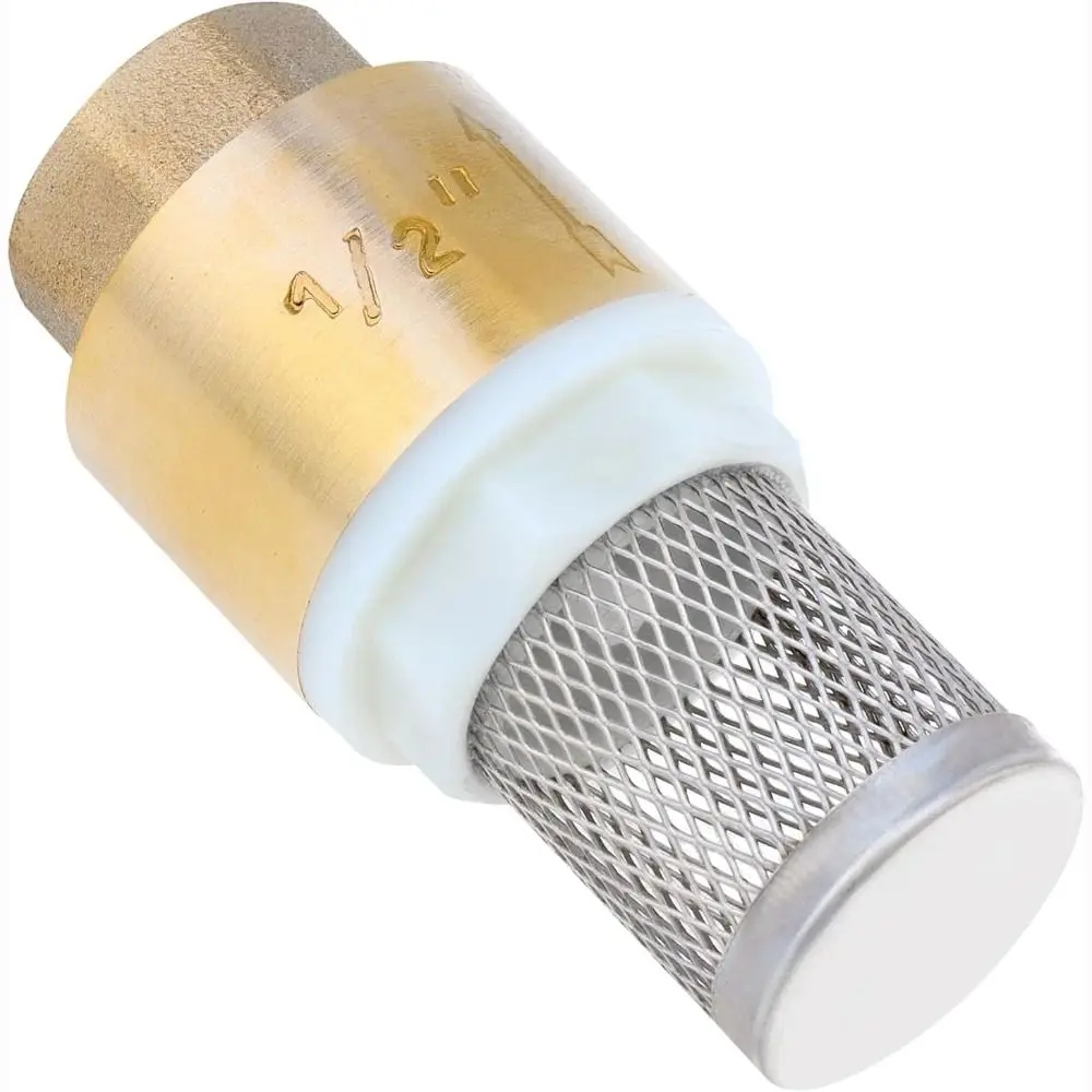 Durable Brass Material Foot Valve 1/2