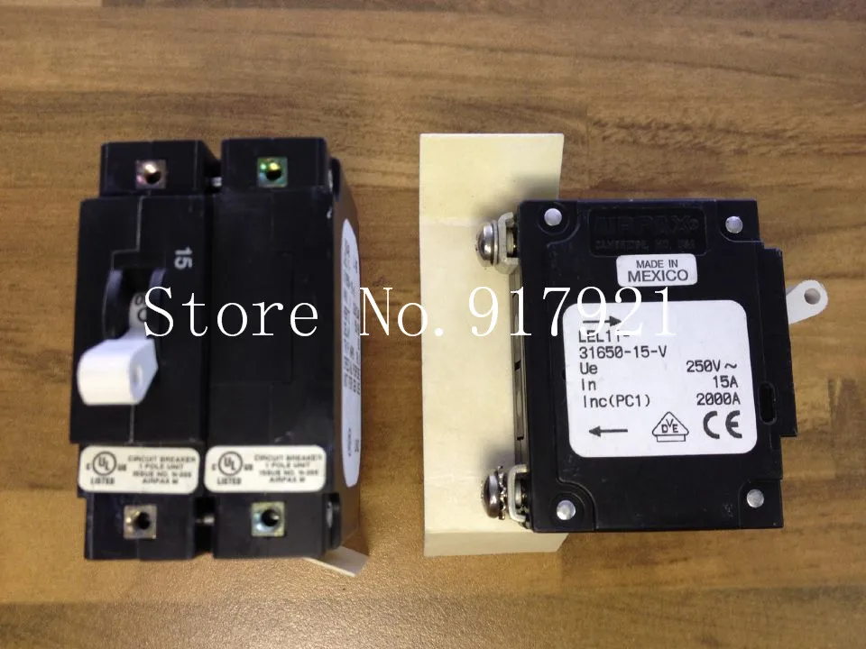 [ZOB] The United States AIRPAX LEL11-31650-15-V equipment Ebers breaker 2P15A 250V switch device  --5pcs/lot