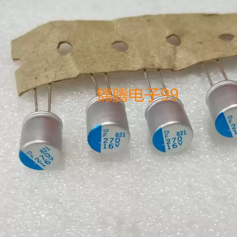 10-100pcs 270UF 16V Japanese NCC Black Diamond Solid state Direct Insertion Capacitor 16V270UF 8 * 8