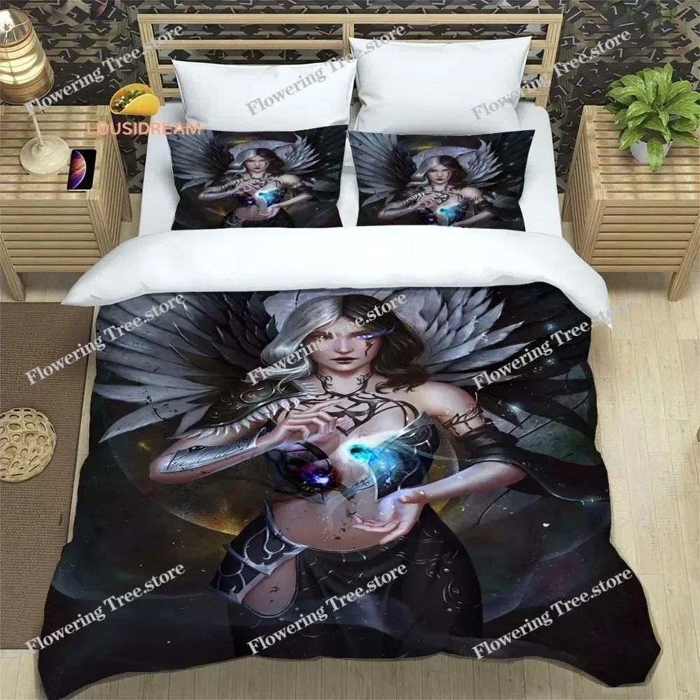 

Hell Evil Sexy Demon Sheets Quilt Covers Bedding Dormitory Sheets Bedding Set Soft Warm Bedding Set