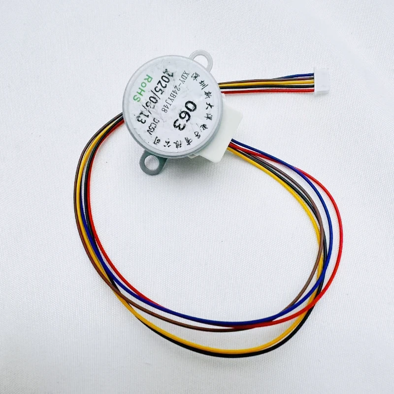 محرك متدرج مصغر 24BYJ48 DC 5V، مناسب للستائر الذكية والكاميرات وأجهزة العرض وأضواء المسرح Arduino DIY