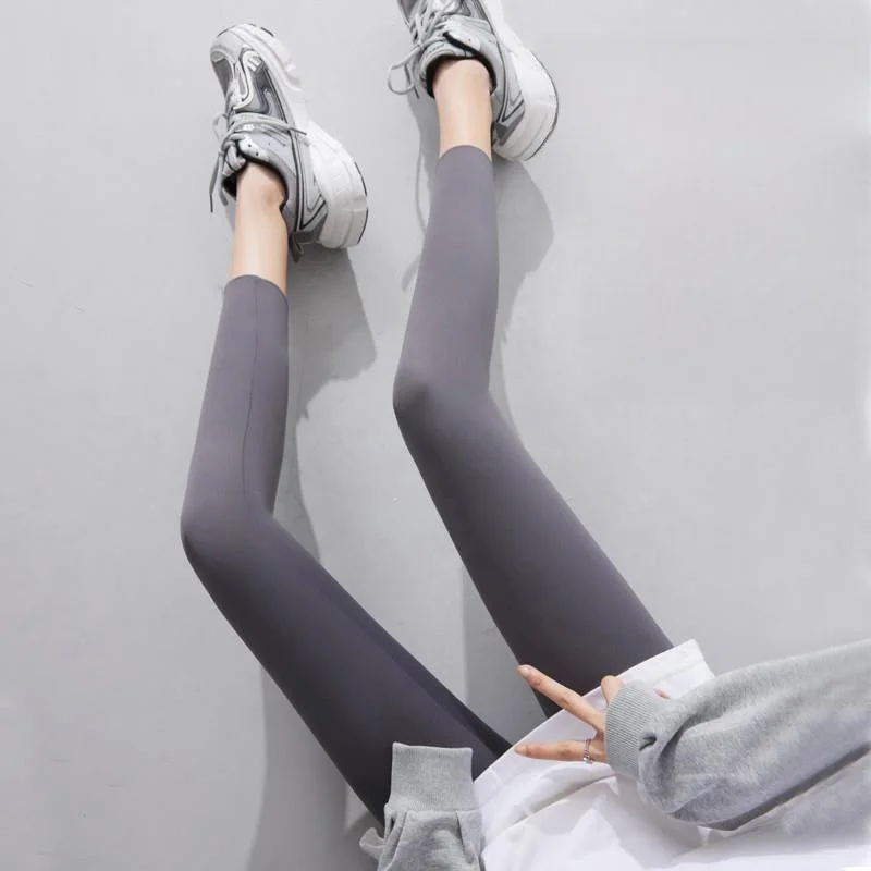 

Women's arkskin Pants Thin Yoga Fitn ey Seven-Foot Nine-Foot Length Small Size Eight-Piece Linel Summer Outerwear