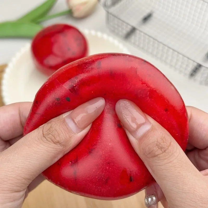 Watermelon Smoothie Handmade Ball Pinch Le Decompression Toy Vaseline Shapeable Decompression Vent Ball Gift