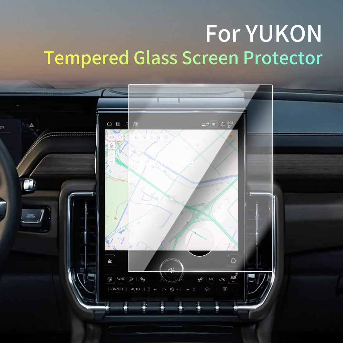 

Car Stickers Meters Protector For 26 GMC YUKON Tempered Glass Protective Film Display Navigation Vehicle