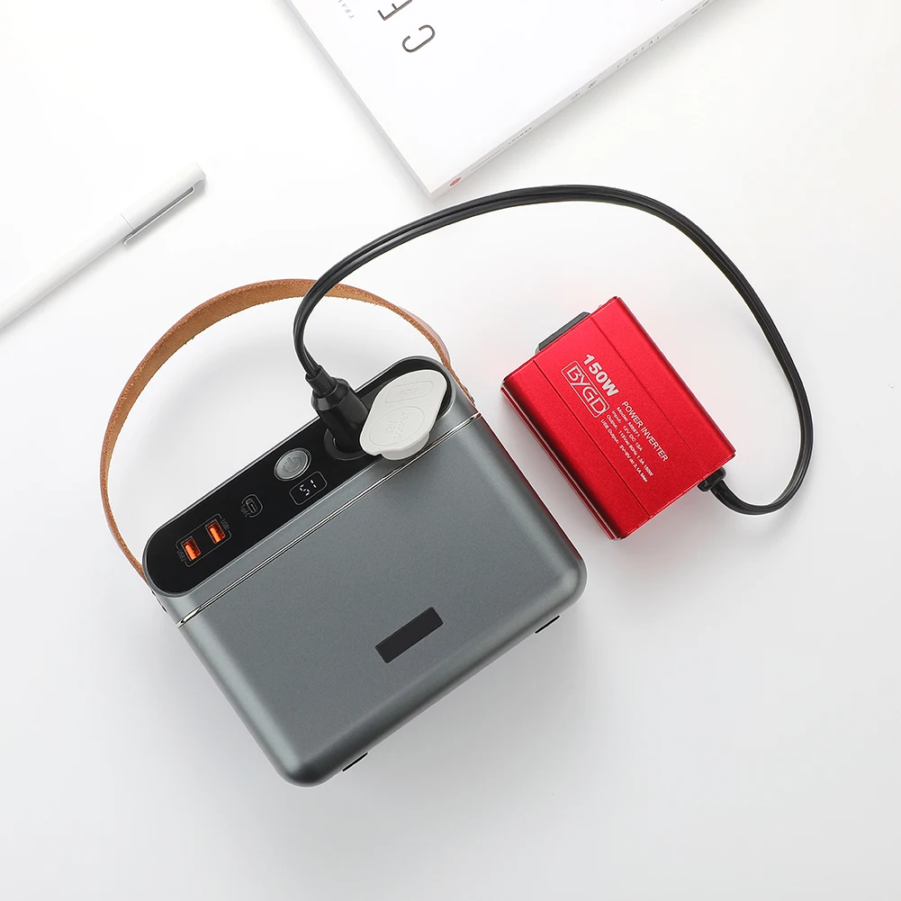 Cargador de 150W para coche, dispositivo de arranque de 3 puertos, 60000mAh, USB tipo C, fuente de alimentación para exteriores, Camping, viaje, emergencia