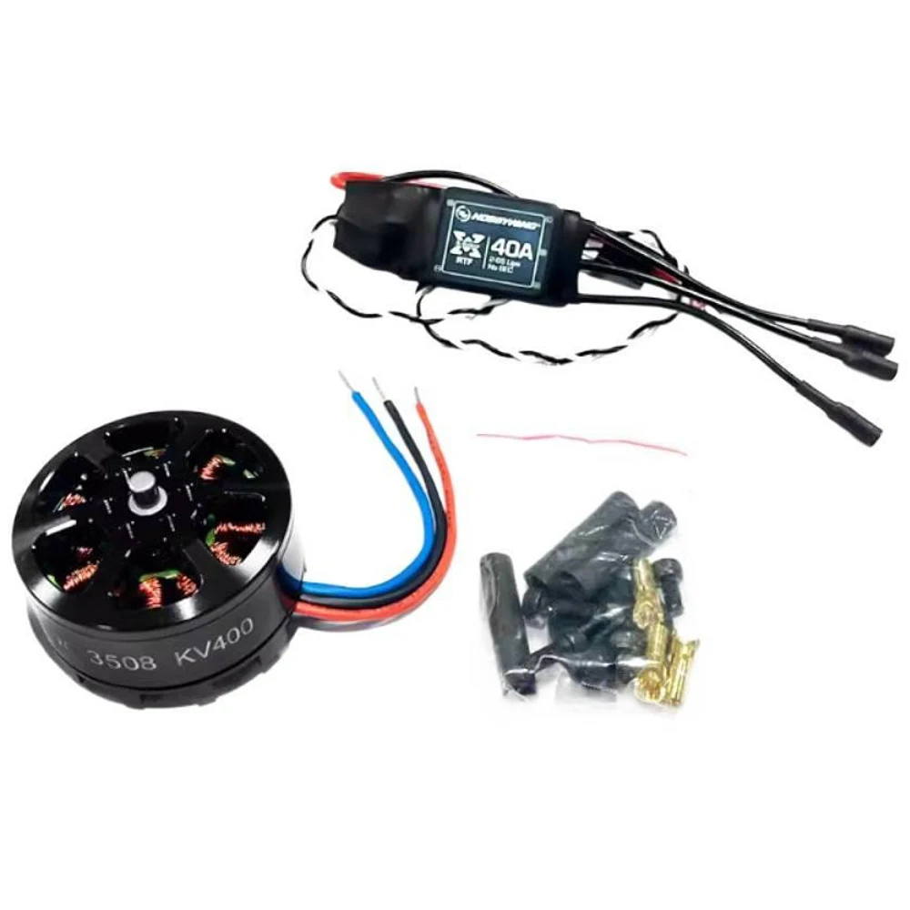 

Бесколлекторный двигатель 3508 дискового типа для радиоуправляемых мультироторных дронов 400KV/590KV, с/без ESC 40A, аксессуары для радиоуправляемых дронов
