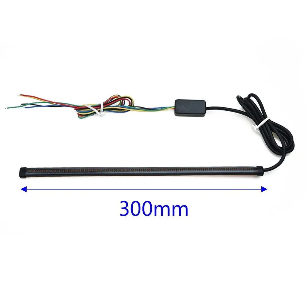 30cm Motorcycle LED Tail Light Strip - Sequential Turn Signal & Brake/Stop Light Bar | NEW image 6