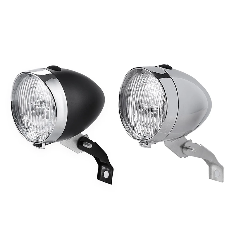 AliExpress NONE Waterproof Bicycle Headlight Retro ABS Shell 3 LED Bike Light Bicycle Night Riding Warning Headlight Rear Lamp Without Battery