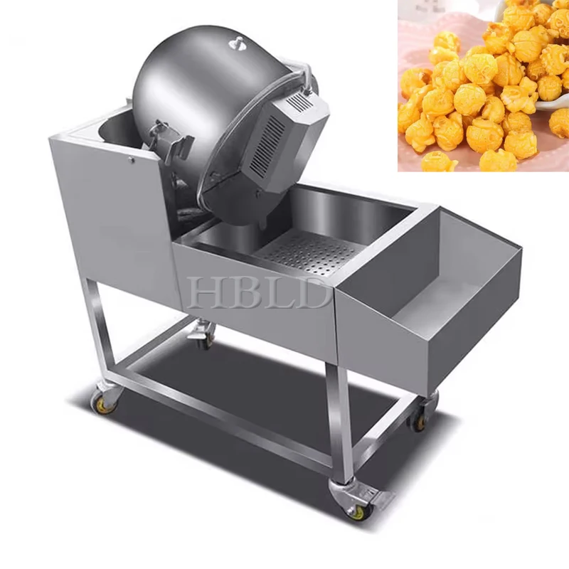 Best Industrial And Commercial Popcorn Machine Automatic Gas Electric Heating Sweet Caramel Popcorn Making Machine