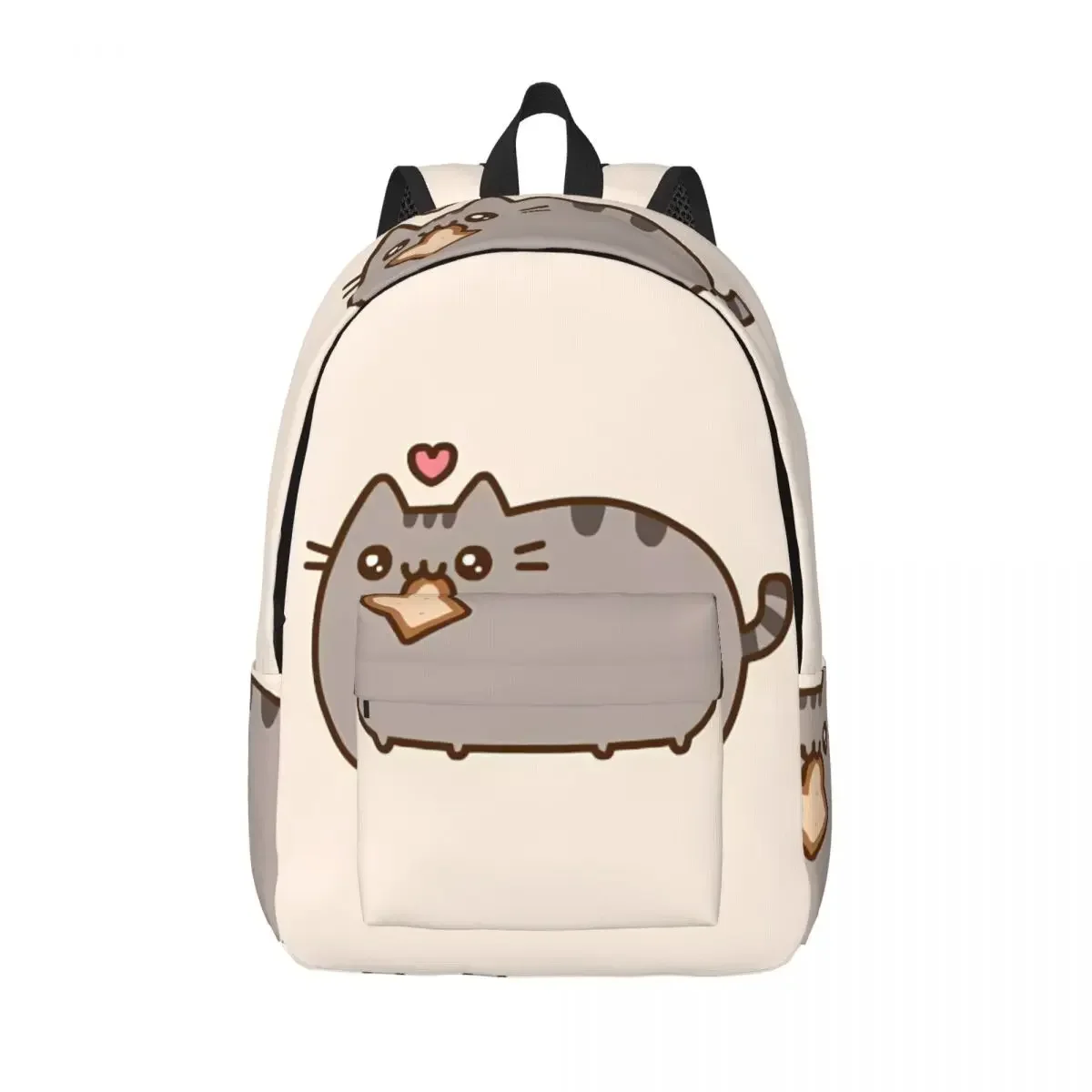 

Fat Cats Printed Backpack Cute Animal Cartoon Funny Teen Polyester Trekking Backpacks Print Pretty High School Bags Rucksack