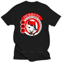 Cotton teeshirt fashion t shirts Durruti CNT - Viva la anarquia! viva la revolucion social! male o-neck short sleeve casual tops