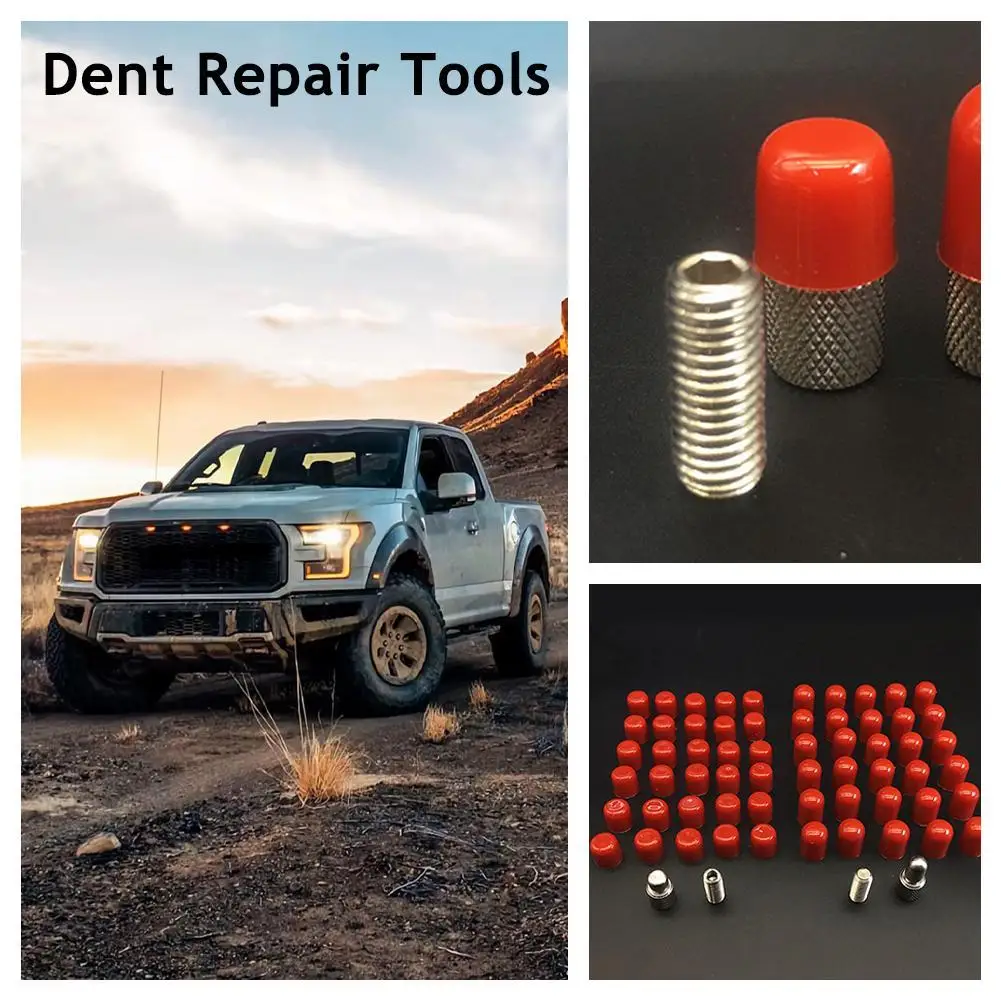 New Thickened Rubber Top Cap And Small Red Cap Repair Tool Dent Repair Tools﻿ Car Dent PDR Repair Accessories